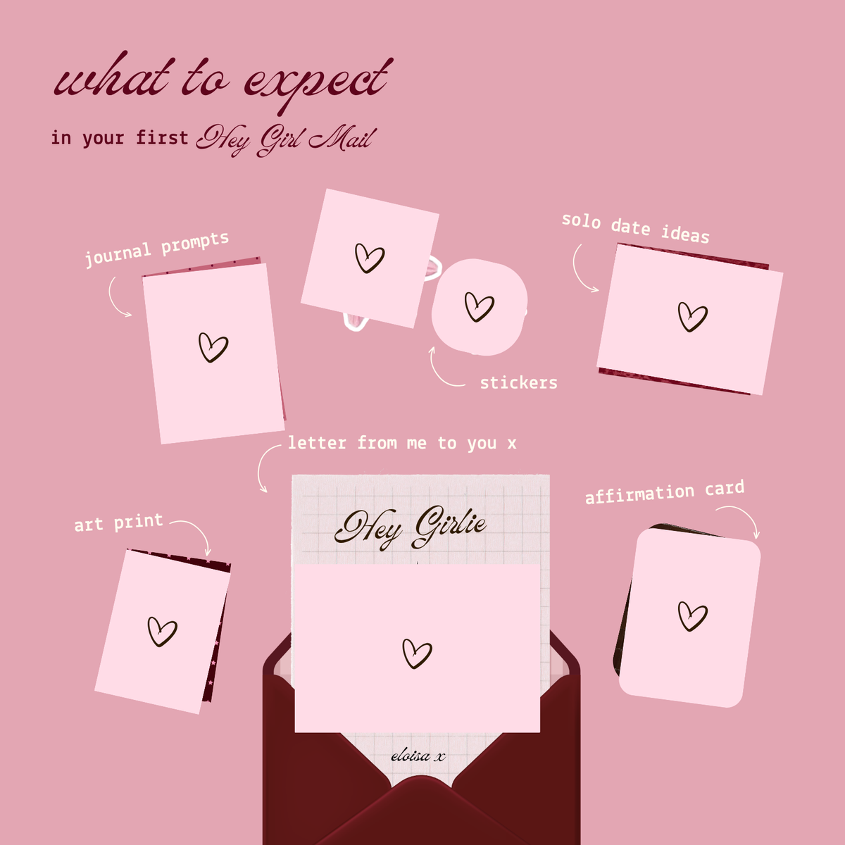 Hey Girlie Mail Club - First Edition